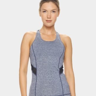 Expert Brand Women's Mesh Panel Racerback Athletic Tank Top
